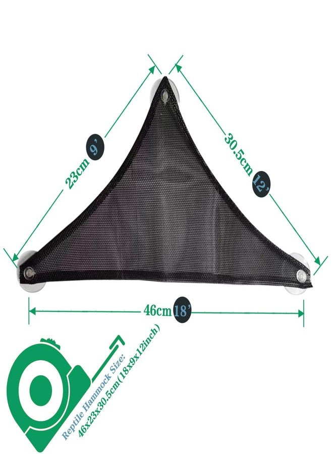MCLANZOO Bearded Dragon Hammock Reptile Hammock for Axolotl,Geckos,Lizards,Breathable Mesh Bearded Dragon Tank Accessories for Snakes,Chameleon,Fish - Image 2